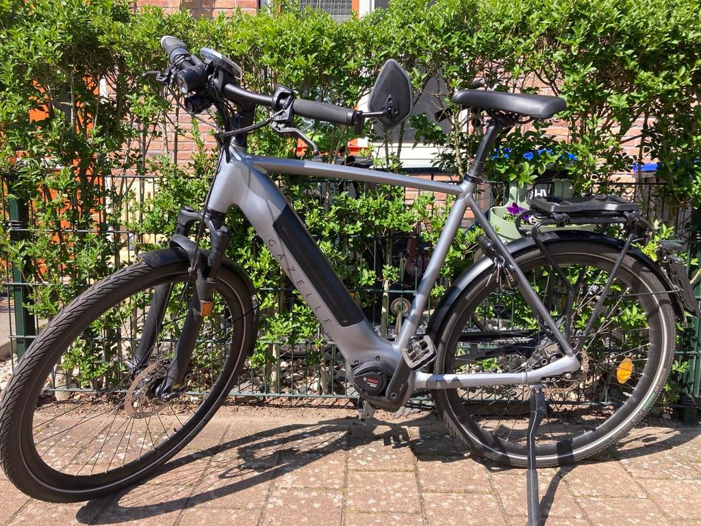 Gazelle Speed Pedelec - Riem | Frame 61 | Met extra's, Ophalen, Minder dan 30 km per accu, Zo goed als nieuw, 59 cm of meer