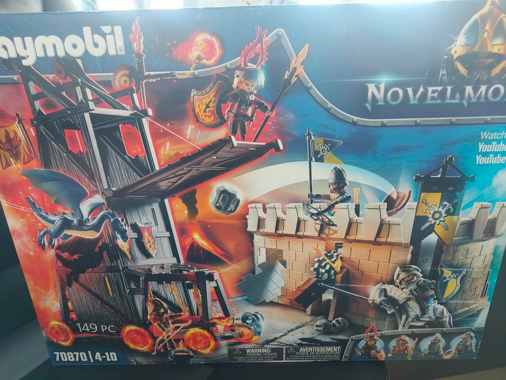 Playmobil Novelmore 70870 Lavaburcht, Ophalen of Verzenden, Nieuw, Complete set