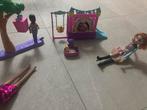 Barbie poppen/ auto/keuken/springkussen met schommel, Kinderen en Baby's, Ophalen of Verzenden, Gebruikt, Barbie