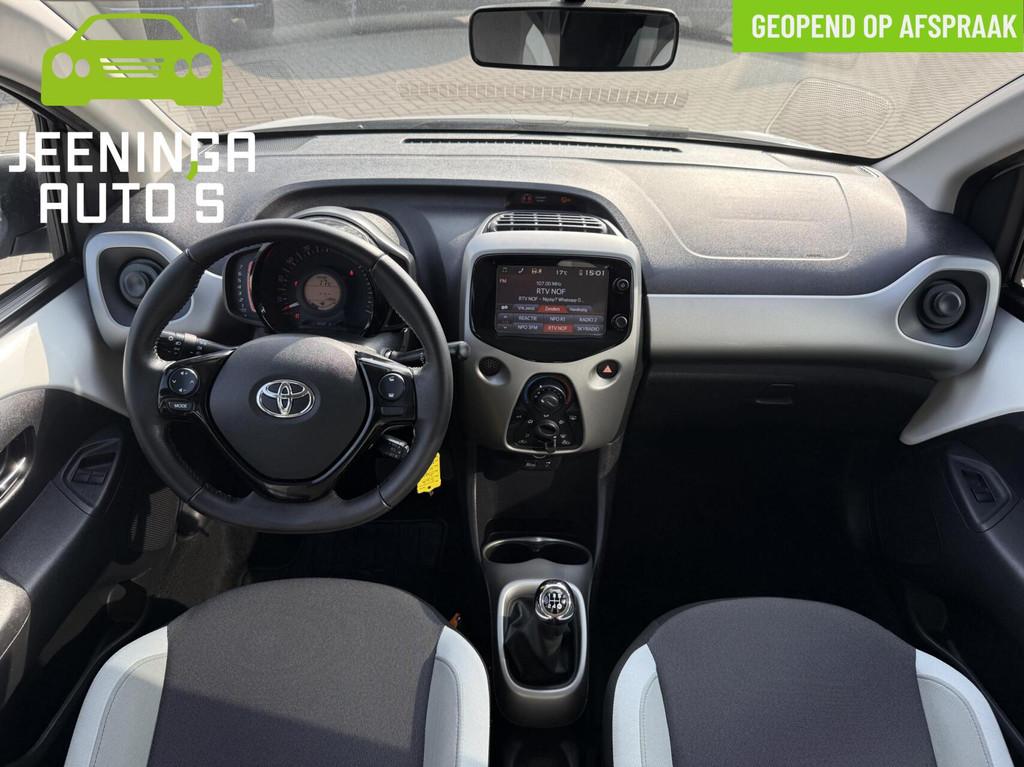 Toyota Aygo 1.0 VVT-i x-play|Camera|AppleCarPlay|Airco, Auto's, Voorwielaandrijving, Stof, Gebruikt, Start-stop-systeem