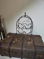 Flessenhouder voor 6 flessen - Metaal, Gebruikt, 5 tot 15 flessen, Ophalen of Verzenden, Metaal