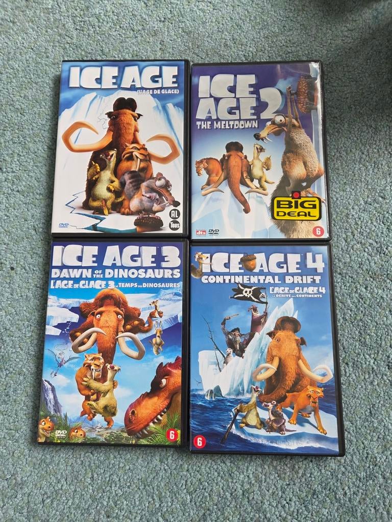 Ice Age DVD boxset 1 t/m 4, Ophalen of Verzenden