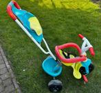 Smoby driewieler met duwstang en opbergmandje, Ophalen, Gebruikt