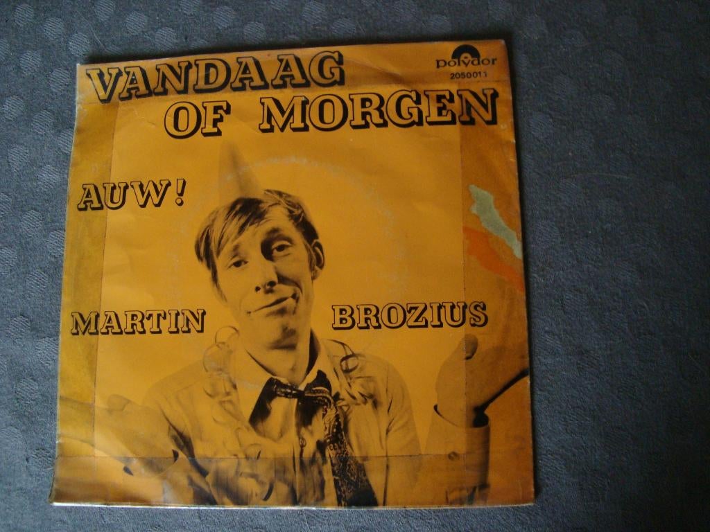 Martin brozius- vandaag of morgen, Cd's en Dvd's, Ophalen of Verzenden, Zo goed als nieuw, Nederlandstalig, Single