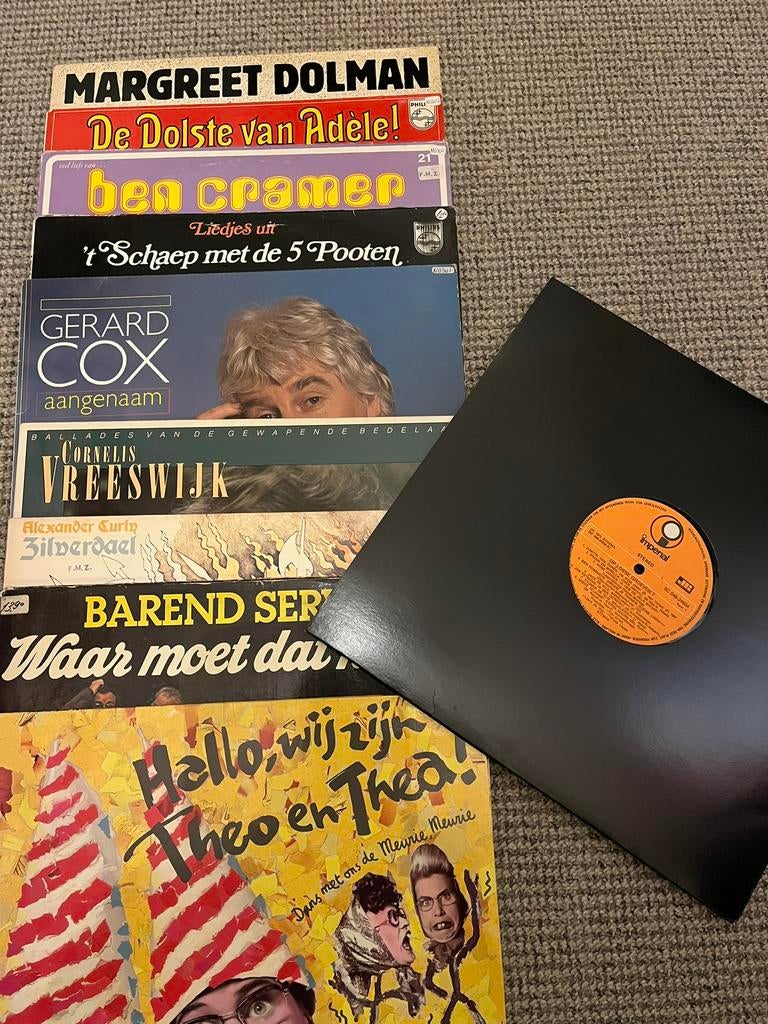 10 Nederlandstalige LP's: Vreeswijk, Cox, Cramer e.a, Cd's en Dvd's, Vinyl | Nederlandstalig, Gebruikt, Complilatie, Overige genres