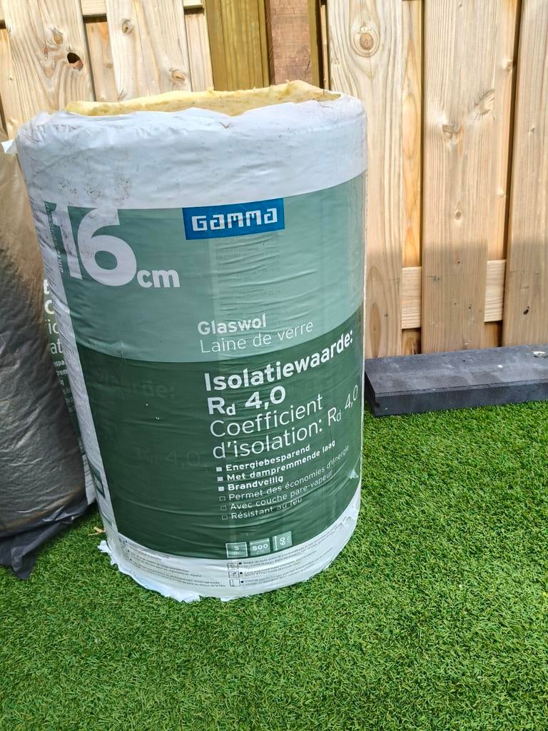 Isolatie te koop, Doe-het-zelf en Verbouw, Isolatie en Afdichting, Ophalen, Overige materialen, Minder dan 4 cm, 15 m² of meer