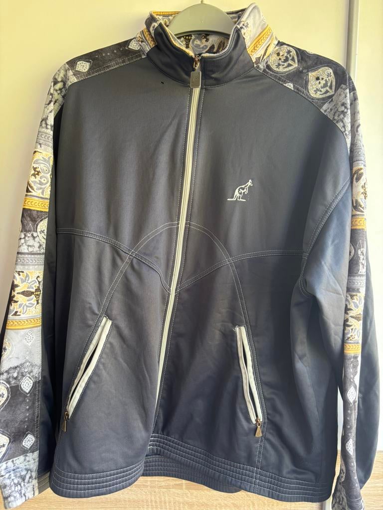 Oldschool australian jasje gabber, Kleding | Heren, Jassen | Zomer, Ophalen of Verzenden, Gedragen, Maat 52/54 (L), Grijs