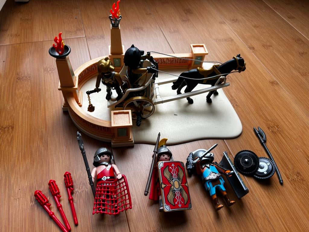 Playmobil Romeinse gladiatoren, Ophalen of Verzenden, Gebruikt