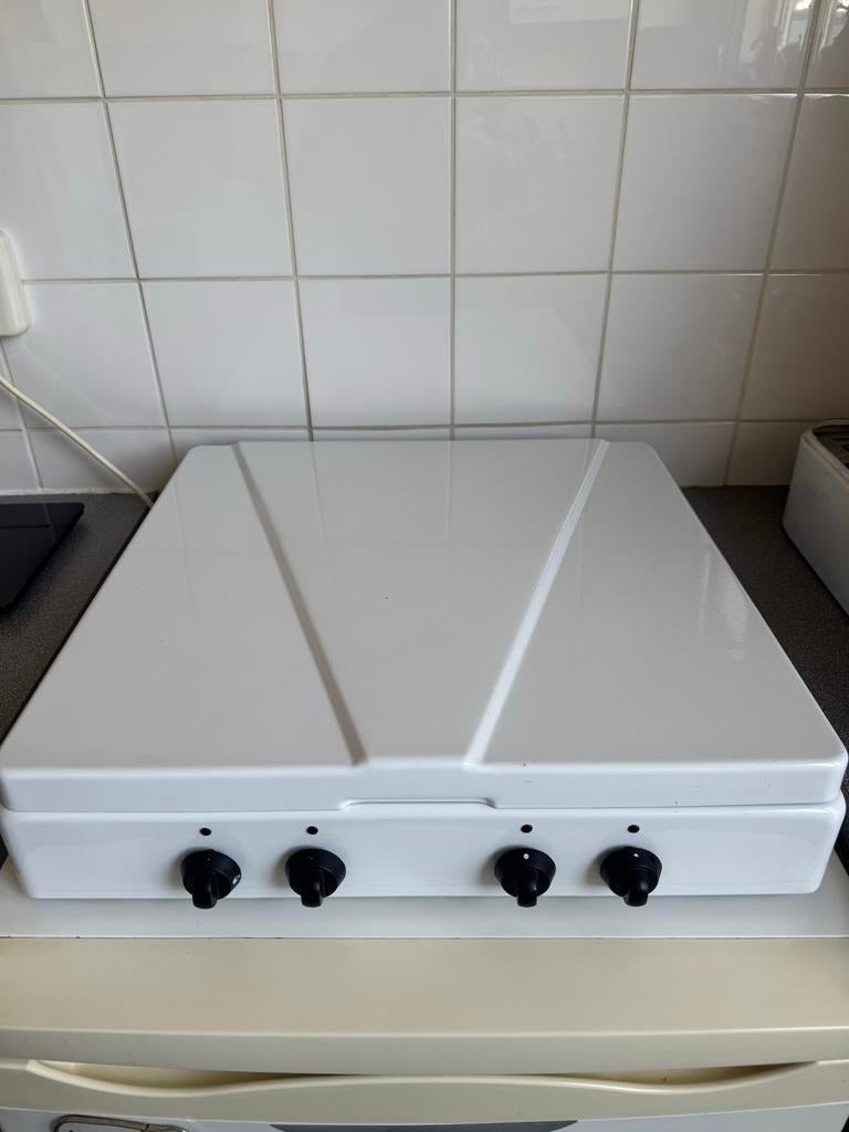 Vrijstaande gaskookplaat, Ophalen, Gebruikt, 4 kookzones, Gas