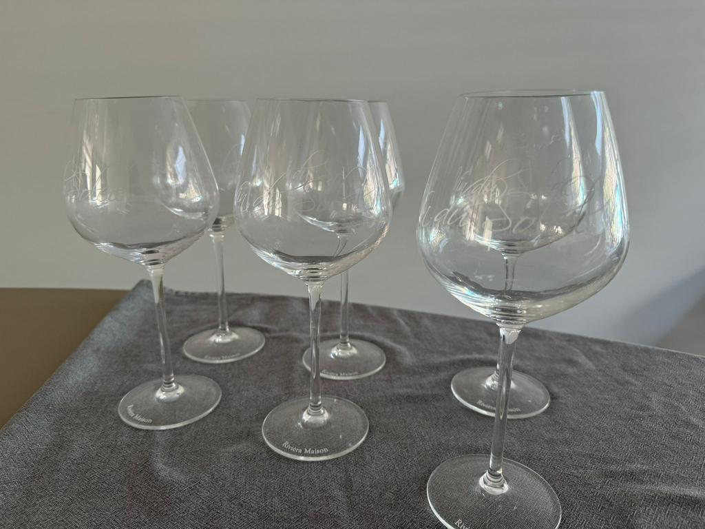 Riviera Maison kunststof wijnglazen, Ophalen of Verzenden, Gebruikt, Overige typen
