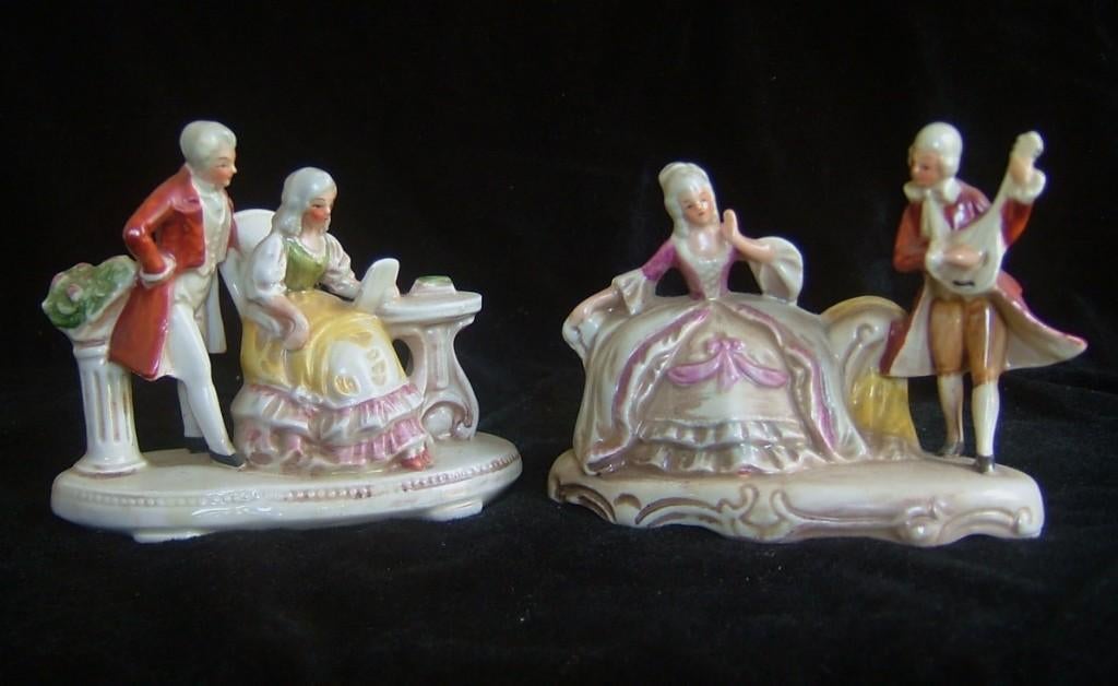 Antieke Duitse DDR Gräfenthal Lippelsdorf porselein gaaf, Ophalen of Verzenden, Zo goed als nieuw, Mens