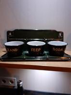 Vintage Emaille Zand, Zeep, Soda Rek met Bakjes, Ophalen of Verzenden