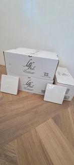 1e kwaliteit handvorm wit en blauw 13x13, saliegroen 15x15, Ophalen, Nieuw, Minder dan 20 cm, Minder dan 20 cm