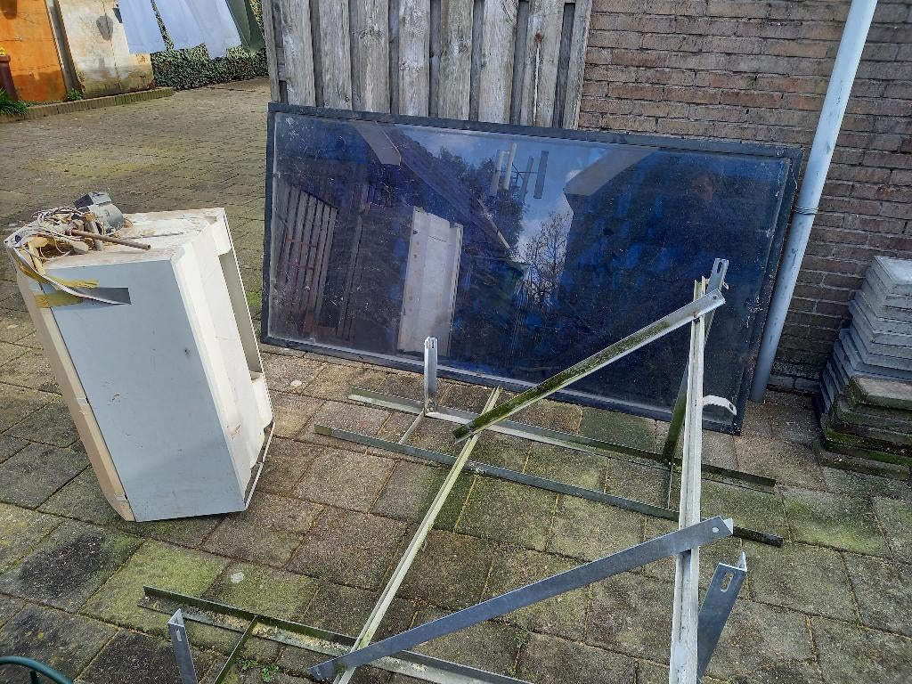 Zonneboiler, Doe-het-zelf en Verbouw, Geisers en Boilers, Ophalen, Gebruikt, 100 liter of meer, Boiler