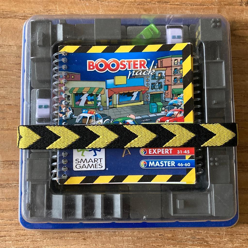 Smart games - Roadblock + Boosterpack (1+speler, 7+jr) zgan, Ophalen of Verzenden, Minder dan 500 stukjes, Zo goed als nieuw, Rubik's of 3D-puzzel