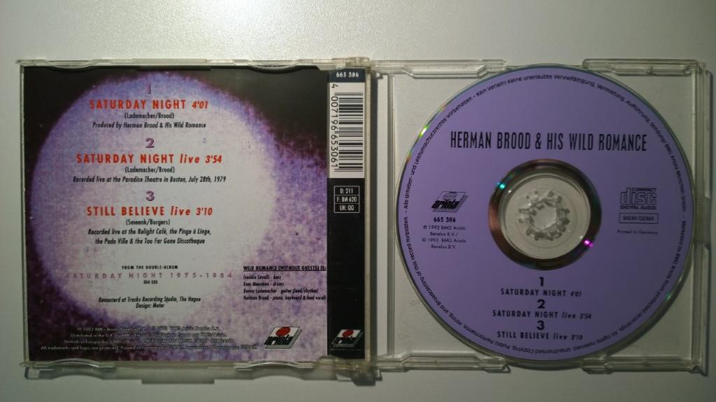 Herman Brood & His Wild Romance - Saturday Night, Maxi-single, Ophalen of Verzenden, Zo goed als nieuw, 1 single