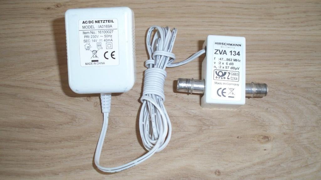 Hirschmann ZVA134 antenneversterker, Ophalen of Verzenden, Gebruikt