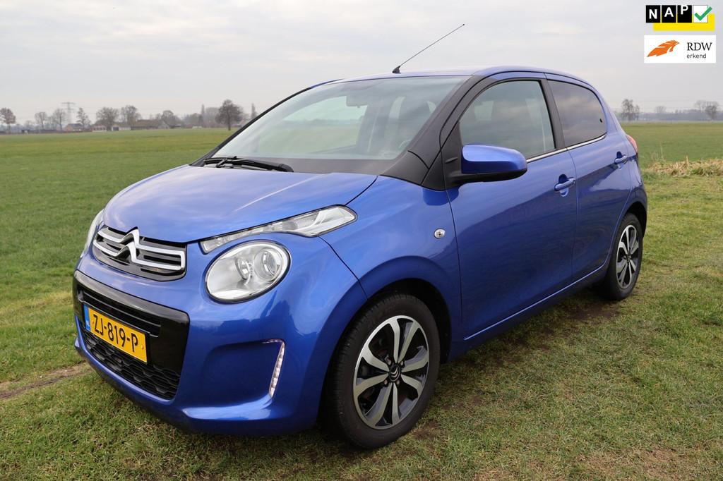 Citroen C1 1.0 VTi Shine|Carplay|Achteruitrijcamera|NL-auto-, Voorwielaandrijving, Stof, Gebruikt, C1