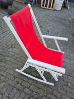 Vintage houten schommel klapstoel, Ophalen