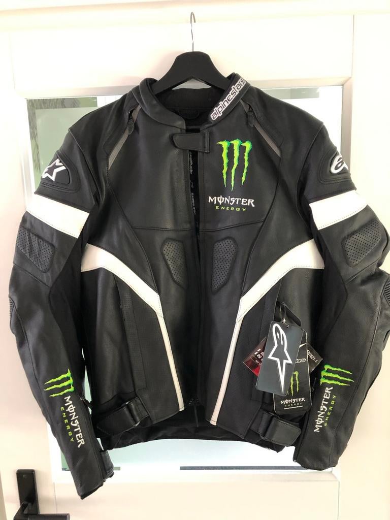 Alpinestars Monster Energy Leren Motorjas Maat 52, Ophalen, Heren, Jas | leer, Alpinestars