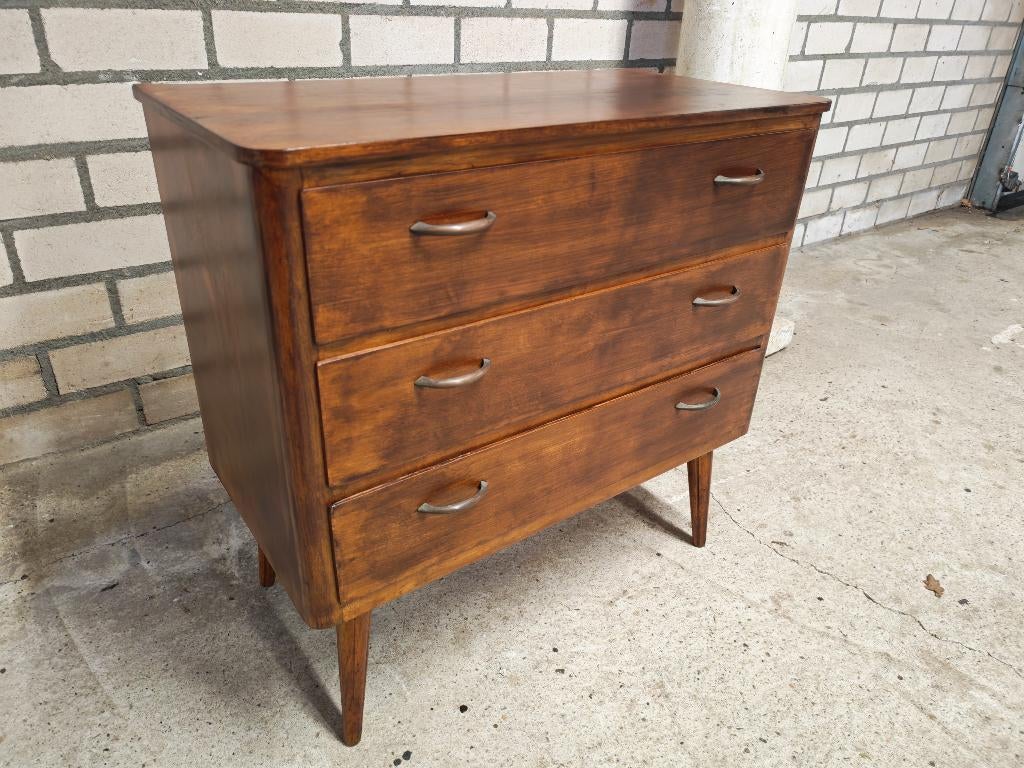 Vintage 60's Ladekastje, Huis en Inrichting, Ophalen, Gebruikt, 60's retro midcentury deens vintage, 50 tot 100 cm