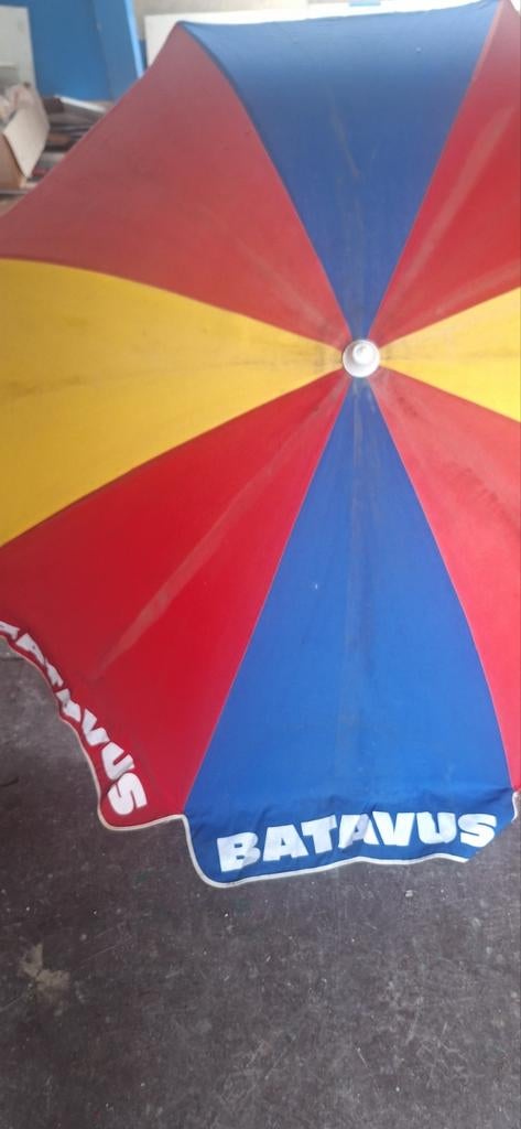 Batavus fietsen retro Strandparasol - Kleurrijk en Compact, Ophalen, 1 tot 2 meter, Strandparasol