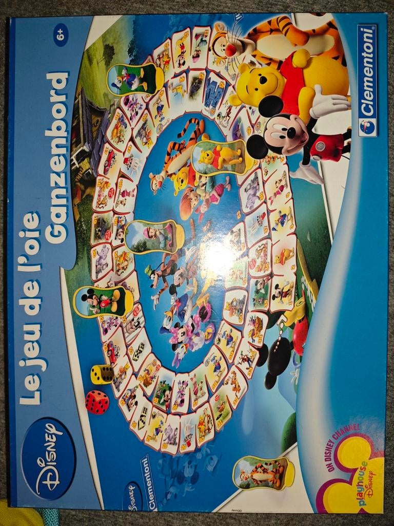 Disney ganzenbord, Kinderen en Baby's, Speelgoed | Kinderpuzzels, Ophalen of Verzenden, 10 tot 50 stukjes, Zo goed als nieuw