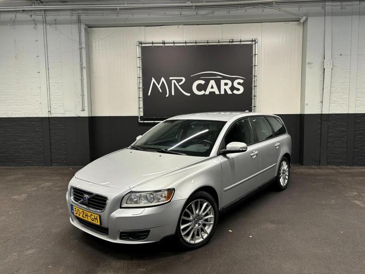 Volvo V50 2.4 Edition II automaat/leder, Auto's, Volvo, Bedrijf, Te koop, V50, ABS, Airbags, Airconditioning, Boordcomputer, Centrale vergrendeling