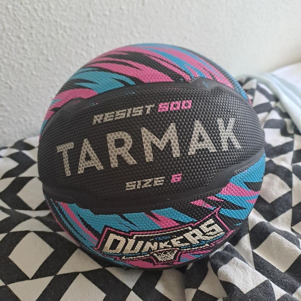 Tarmak basketbal set: groot en klein, Sport en Fitness, Basketbal, Ophalen, Zo goed als nieuw, Bal