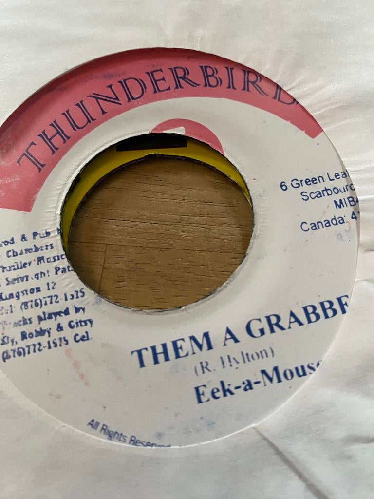Reggae single - Eek-a-Mouse - them a grabber, Ophalen of Verzenden, Gebruikt