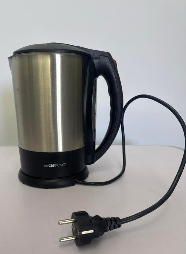 Compacte RVS Waterkoker - Ideaal voor Camping & Reizen, Witgoed en Apparatuur, Waterkokers, 1 tot 2 liter, Ophalen of Verzenden