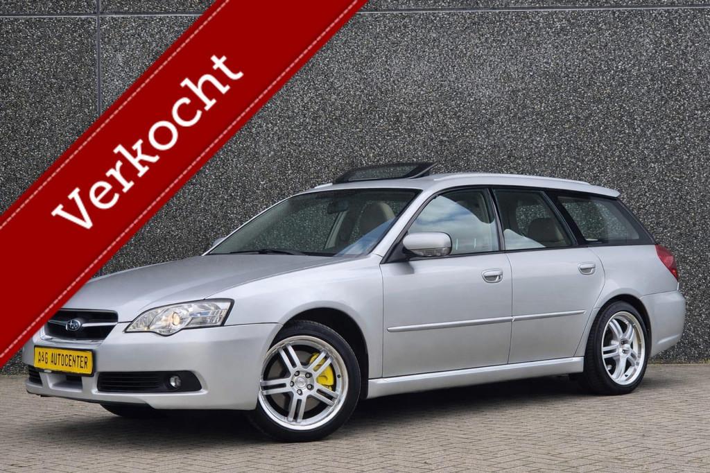 Subaru Legacy Touring 3.0R AWD Executive/245PK/Pano/Trekhaak, Auto's, Subaru, Automaat, Gebruikt, Stoelverwarming, Legacy
