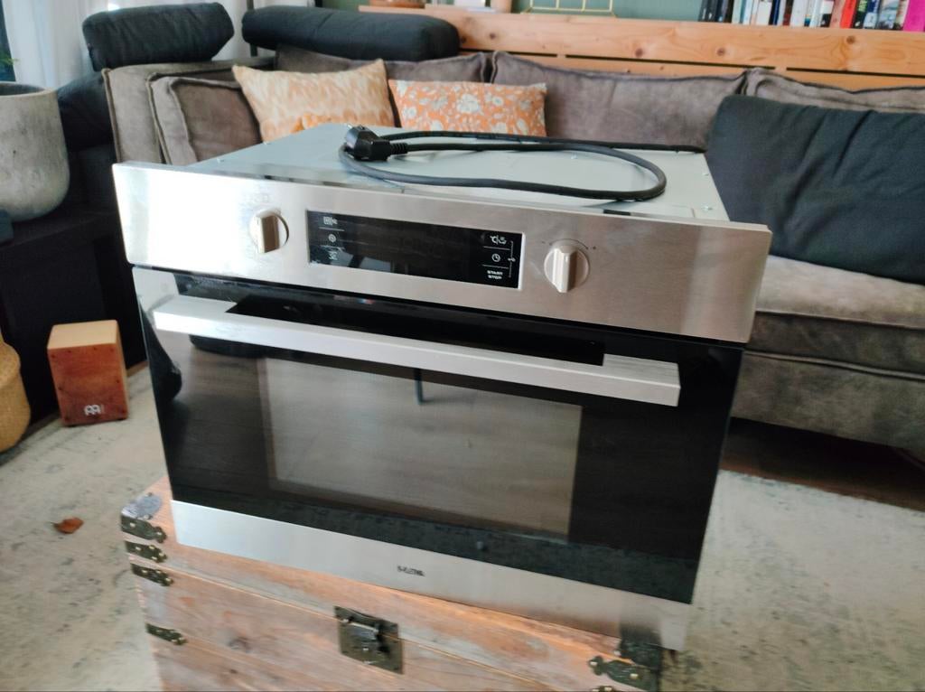 Etna CM244RVS Inbouw Combi Magnetron Oven, Witgoed en Apparatuur, Ovens, Ophalen, Minder dan 45 cm, 60 cm of meer, Zo goed als nieuw