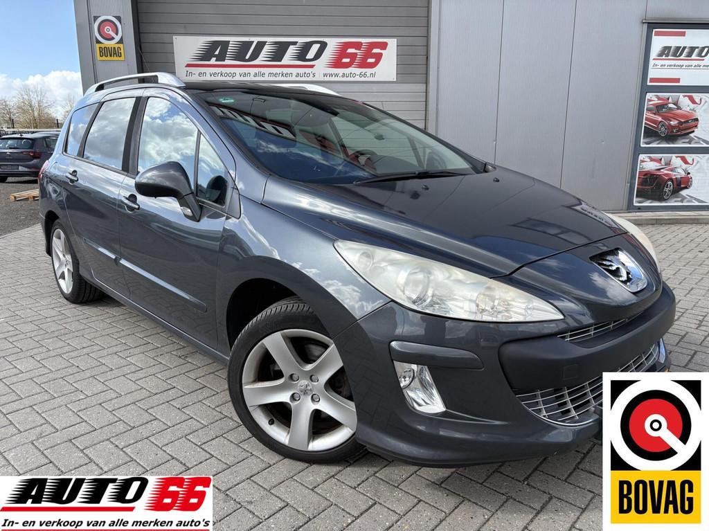 Peugeot 308 SW 1.6 THP Allure 7p Apk tot 04-2027, Auto's, Voorwielaandrijving, Stof, Gebruikt, Zwart