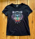 KENZO Tiger shirt met logoprint - Zwart - Small / maat 36, Zwart, Ophalen of Verzenden, Zo goed als nieuw, Korte mouw