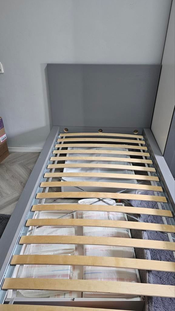 Malm bed ikea, Wit, Tweepersoons, Ophalen of Verzenden, Zo goed als nieuw