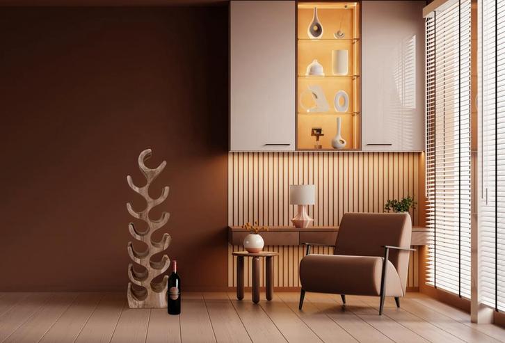 Wijnrek 100 cm van Suar hout, Huis en Inrichting, Woonaccessoires | Wijnrekken, Ophalen of Verzenden