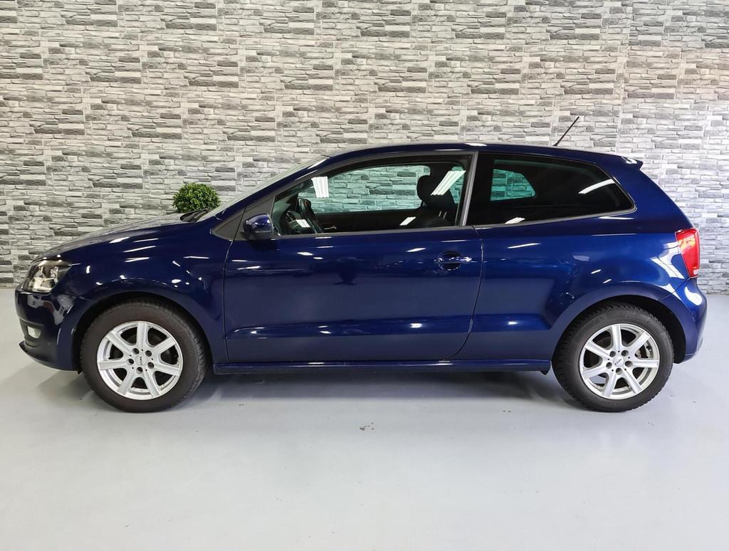 Volkswagen Polo 1.4-16V Highline*DSG automaat*Bluetooth*NAP!, Euro 5, 86 pk, 4 cilinders, Blauw