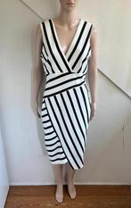 Sandro Ferrone jurk wit zwart gestreept maat 40, Kleding | Dames, Maat 38/40 (M), Wit, Ophalen of Verzenden, Zo goed als nieuw