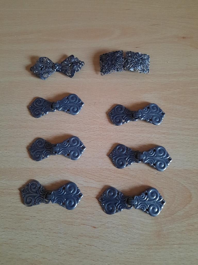 Folklore gespen, Hobby en Vrije tijd, Naaien en Fournituren, Ophalen of Verzenden, Zo goed als nieuw, Rits of Sluiting