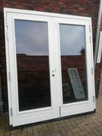 Merbau tuin terras deuren met thermopane 241.5 x 206 cm, Deurkozijn, 150 tot 225 cm, Hout, Ophalen