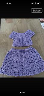 Zelf gehaakt babysetje 12-18 maanden, Ophalen of Verzenden, Nieuw, Meisje