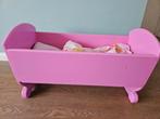 Roze poppenbedje / wiegje voor pop, Kinderen en Baby's, Speelgoed | Poppen, Ophalen, Gebruikt, Overige typen