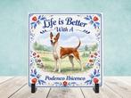 Life is Better with a Podenco Ibicenco (Gladhaar) - Tegel, Verzenden, Nieuw