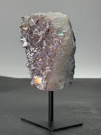 Angel Aura Titanium Kwarts op voet, Ophalen of Verzenden, Mineraal
