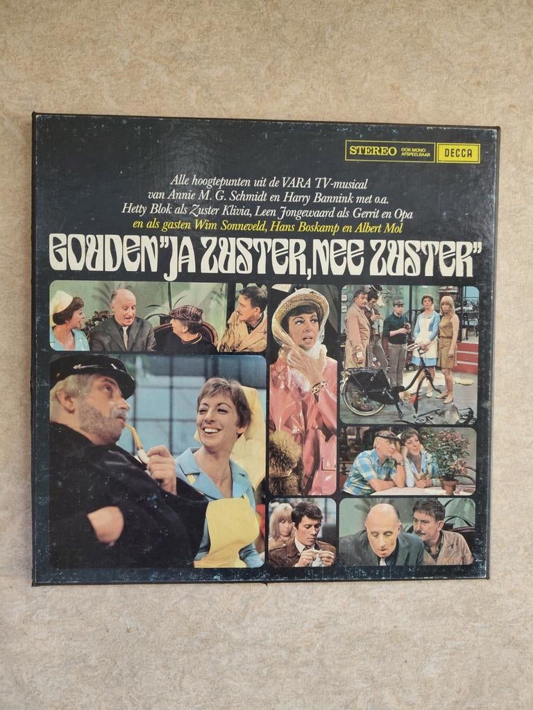 Gouden Ja Zuster, Nee Zuster LP - VARA TV-musical, Cd's en Dvd's, Vinyl | Nederlandstalig, Gebruikt, Ophalen of Verzenden, Soundtrack of Musical