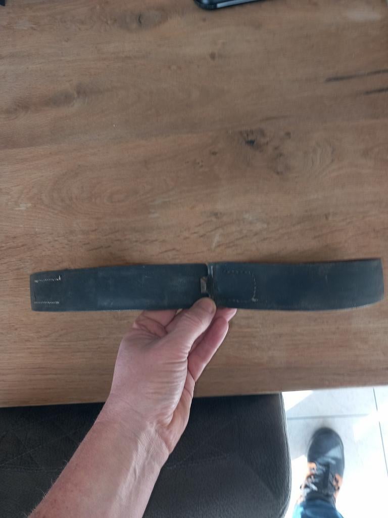 Duitse lederen Riem WO2 1941, origineel, Verzamelen, Ophalen of Verzenden, Landmacht, Duitsland