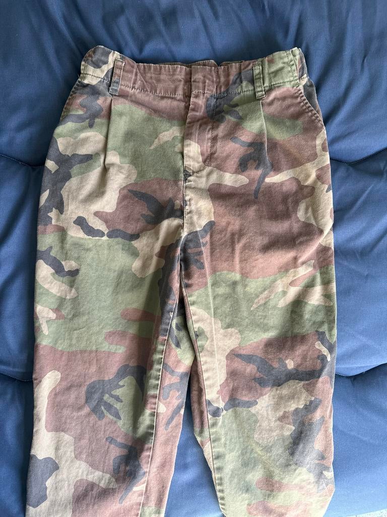 Comfortabele Camouflage Broek, Kleding | Dames, Broeken en Pantalons, Gedragen, Maat 34 (XS) of kleiner, Groen, Lang, Ophalen of Verzenden