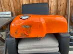 Aluminium tank voor caferacer of racemotor - Oranje, Motoren, Ophalen of Verzenden, Gebruikt