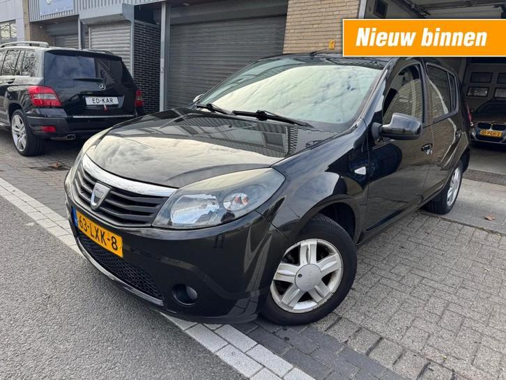 Dacia SANDERO 1.2 Blacklineb AIRCO NAVI NAP APK HANDEL PRIJS, Auto's, Dacia, Bedrijf, Sandero, ABS, Airbags, Boordcomputer, Centrale vergrendeling